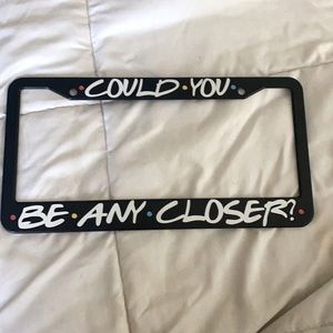 License plate frame